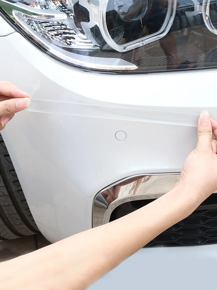 Автомобильная защитная лента от царапин на дверь бампер Защита внешнего света