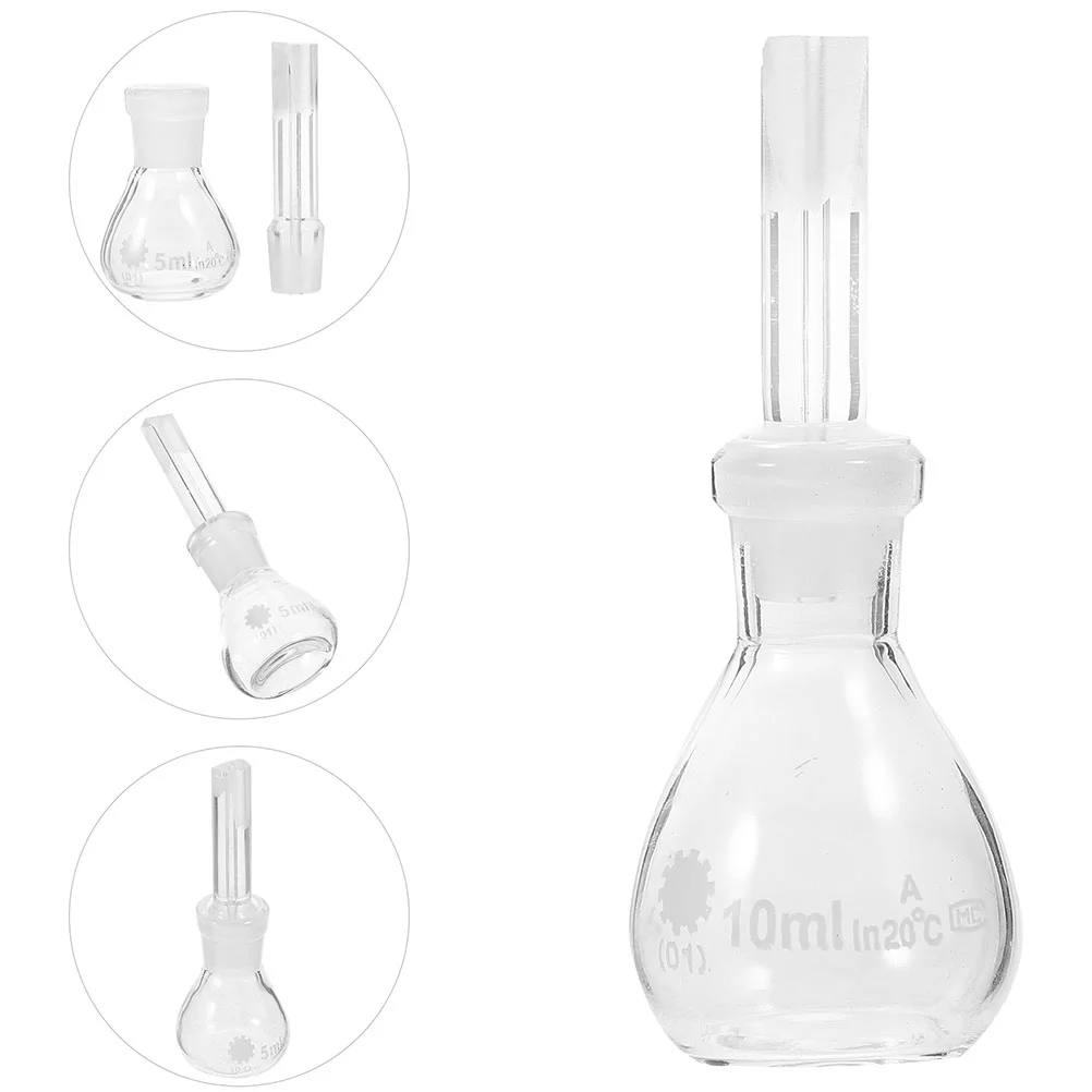 

Reagent Storage Bottle Glass Density Liquid Pycnometer Stopper Bottles Laboratory
