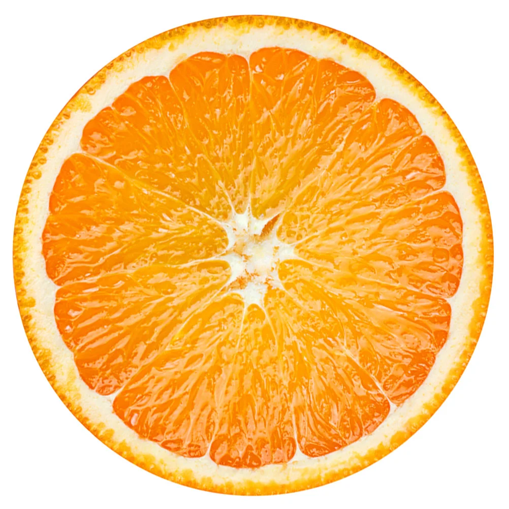 3D наклейка фруктовые напольные наклейки трехмерная настенная круглая плитка для