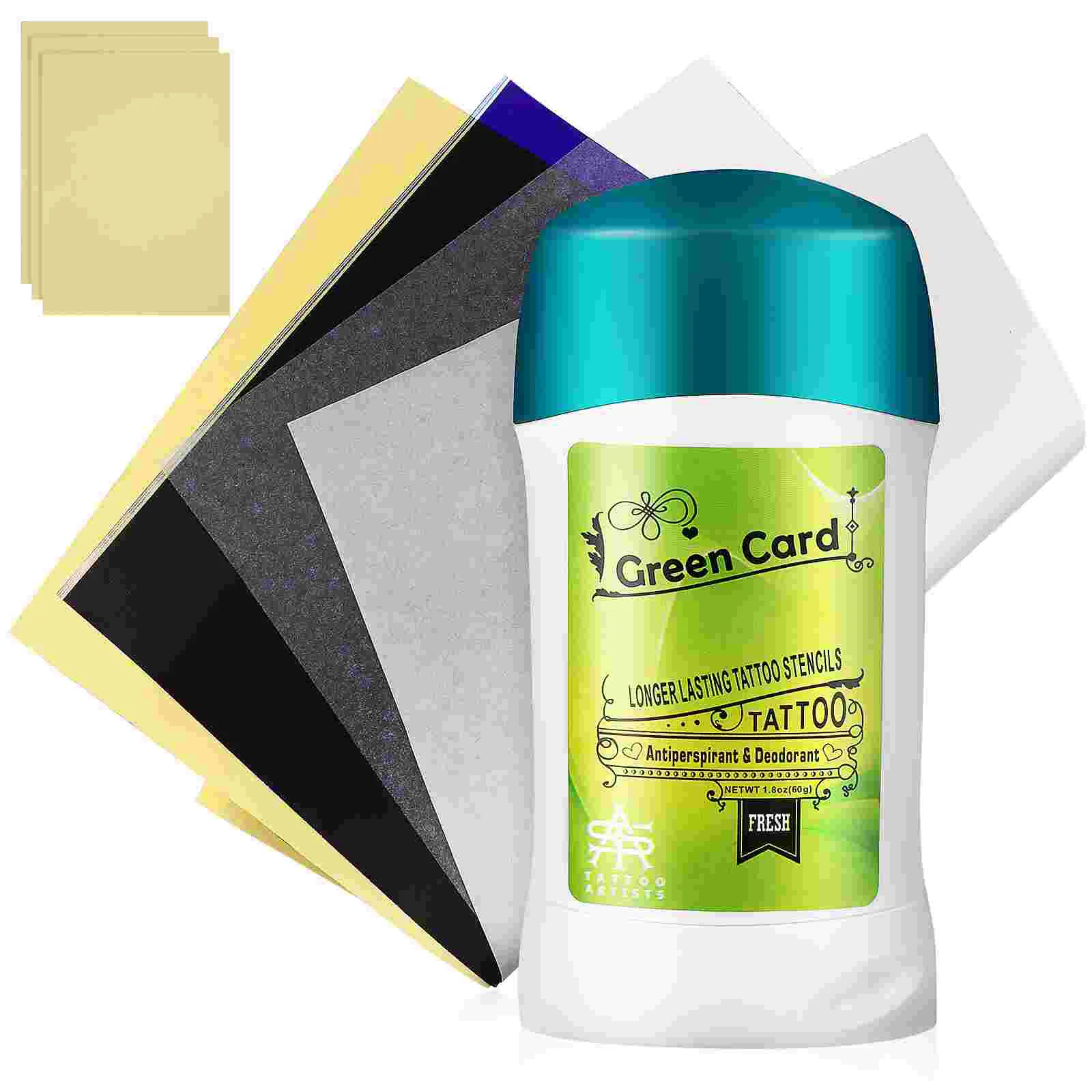 

1 Set Tattoo Transfer Gel Cream with Transfer Papers Antiperspirant Deodorant Tattoo Supplies