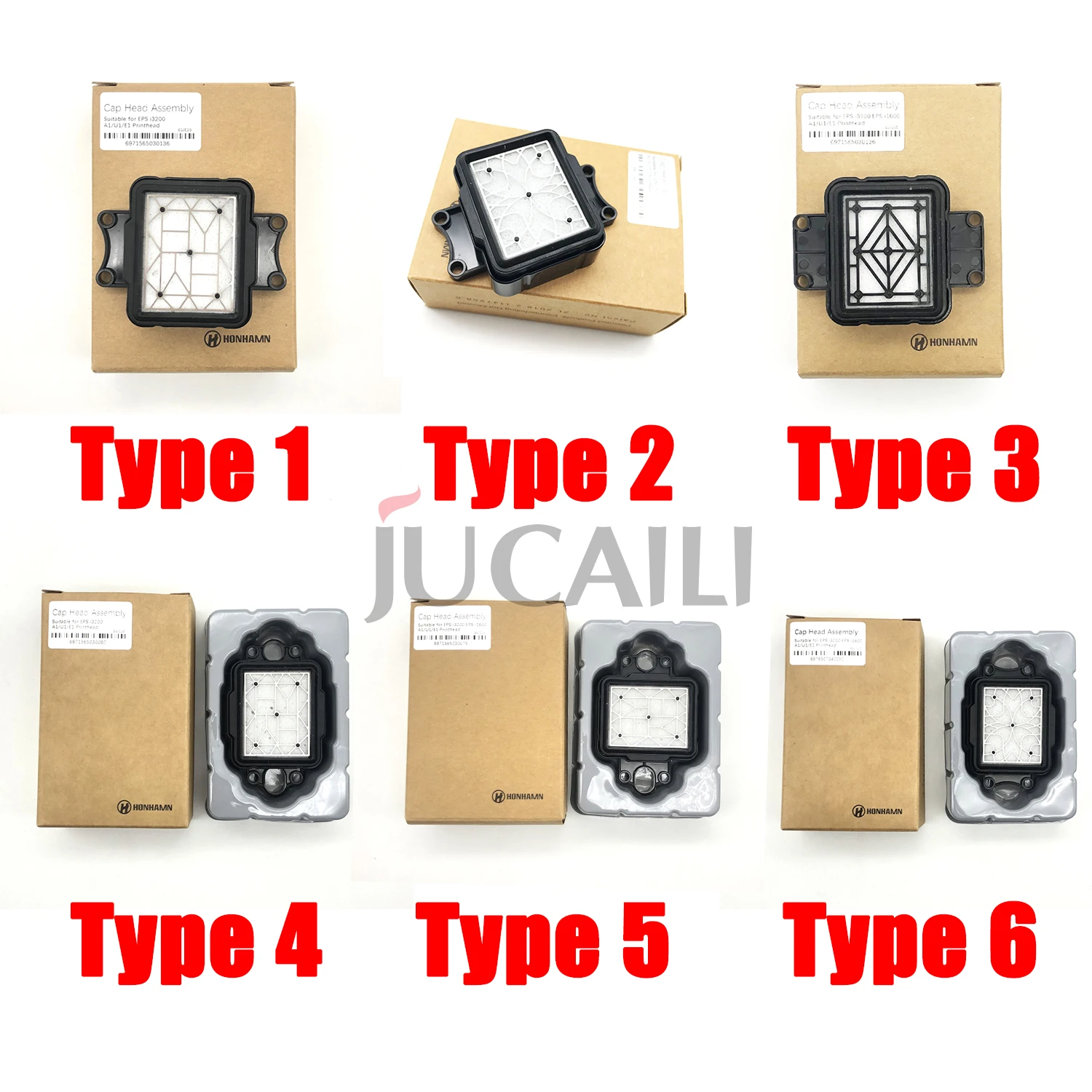 Фото Jucaili Высококачественная крышка чернил для печатающей головки Epson 5113/4720/I3200/i1600 для верхней станции с крышкой принтера на водной основе/экосольвентного цвета №1