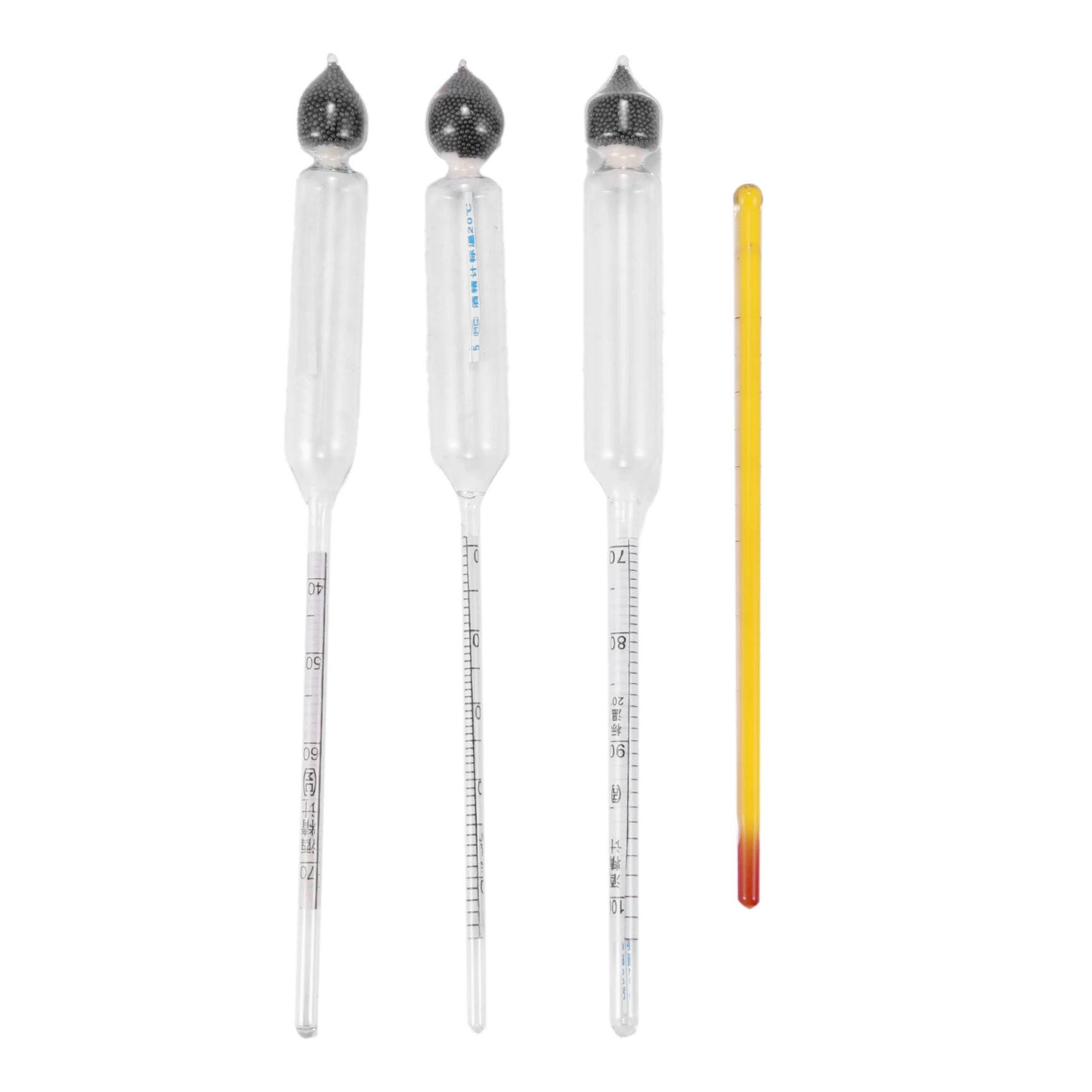 Alcohol meter Alcoholmeter alcohol detector measuring tool tester wine Hydrometer bar Set with Thermometer