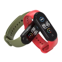 for xiaomi mi band 5 strap silicone original wristband replacement two color for mi band 5 nfc global bracelet miband 5 russia