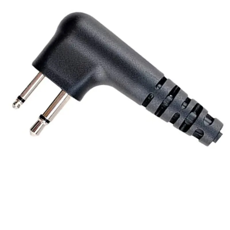 2 Pack PTT Mic EP450 DEP450 Earpiece Walkie Talkie 2 Pin Acoustic Tube Headset for Motorola CP200 GP2000 XU1100 PRO1150 MU12