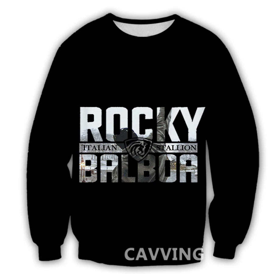 

CAVVING 3D Printed ROCKY-BALBOA Crewneck Sweatshirts Harajuku Styles Tops Long Sleeve Sweatshirts for Men/women