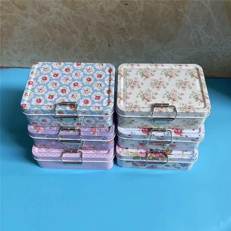 Винтажная модель с крышкой-прочная коробка для печенья и конфет органайзер в