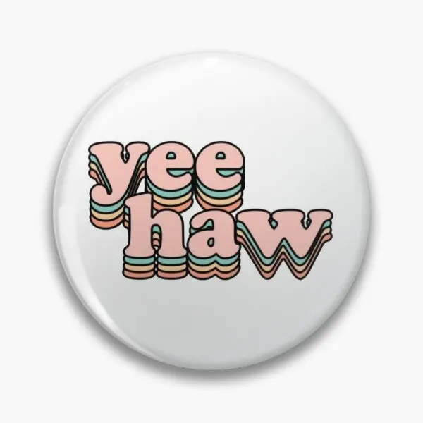 

Дизайнерская мягкая булавка Yeehaw, креативный значок, модный подарок, забавный декор, любимый мультфильм, одежда, воротник, женская брошь, мет...
