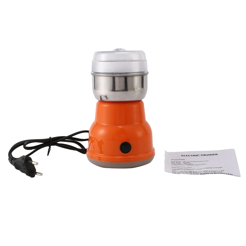 

Multifunction Electric Smash Machine,Electric Coffee Grinder,Grain Spice Beans Grinder Maker (EU Plug)