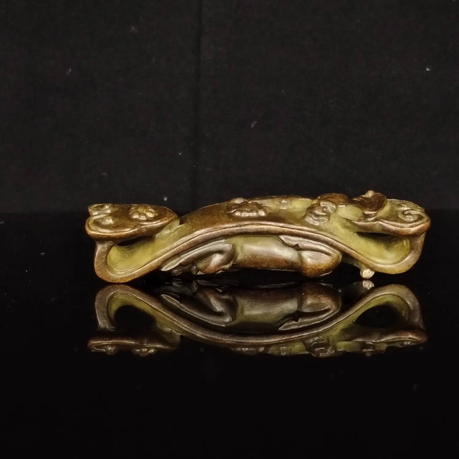 

Animal Patterned Ruyi Handlebars Study Elegant Ornaments Decorations Home Crafts Good Luck