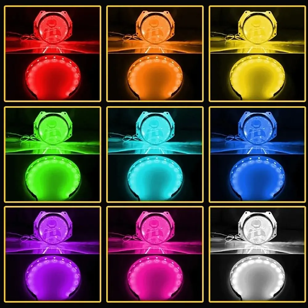 2 шт./комплект автомобильные фары для мотоцикла 360 градусов