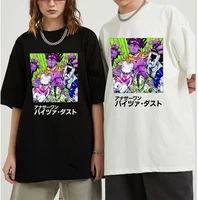 jojo bizarre adventure tshirt japan comics jojos pattern print t shirt mens casual loose short sleeve female hip hop tee top