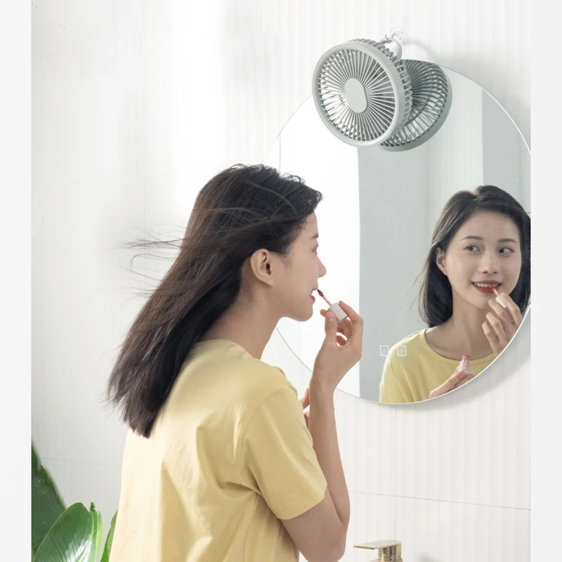 

7-дюймовый многофункциональный потолочный вентилятор, Перезаряжаемый USB-вентилятор светодиодный светильник кой для улицы