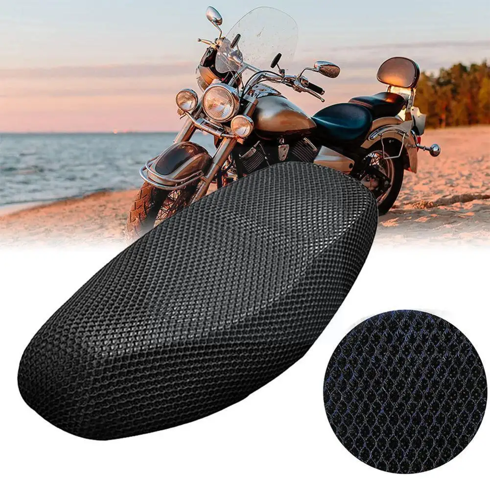 

Чехол для подушки мотоциклетного сиденья, защитное седло 3D, универсальный чехол для сидения Bi Mesh изоляционный протектор Electric L6B2 Cu C4T9
