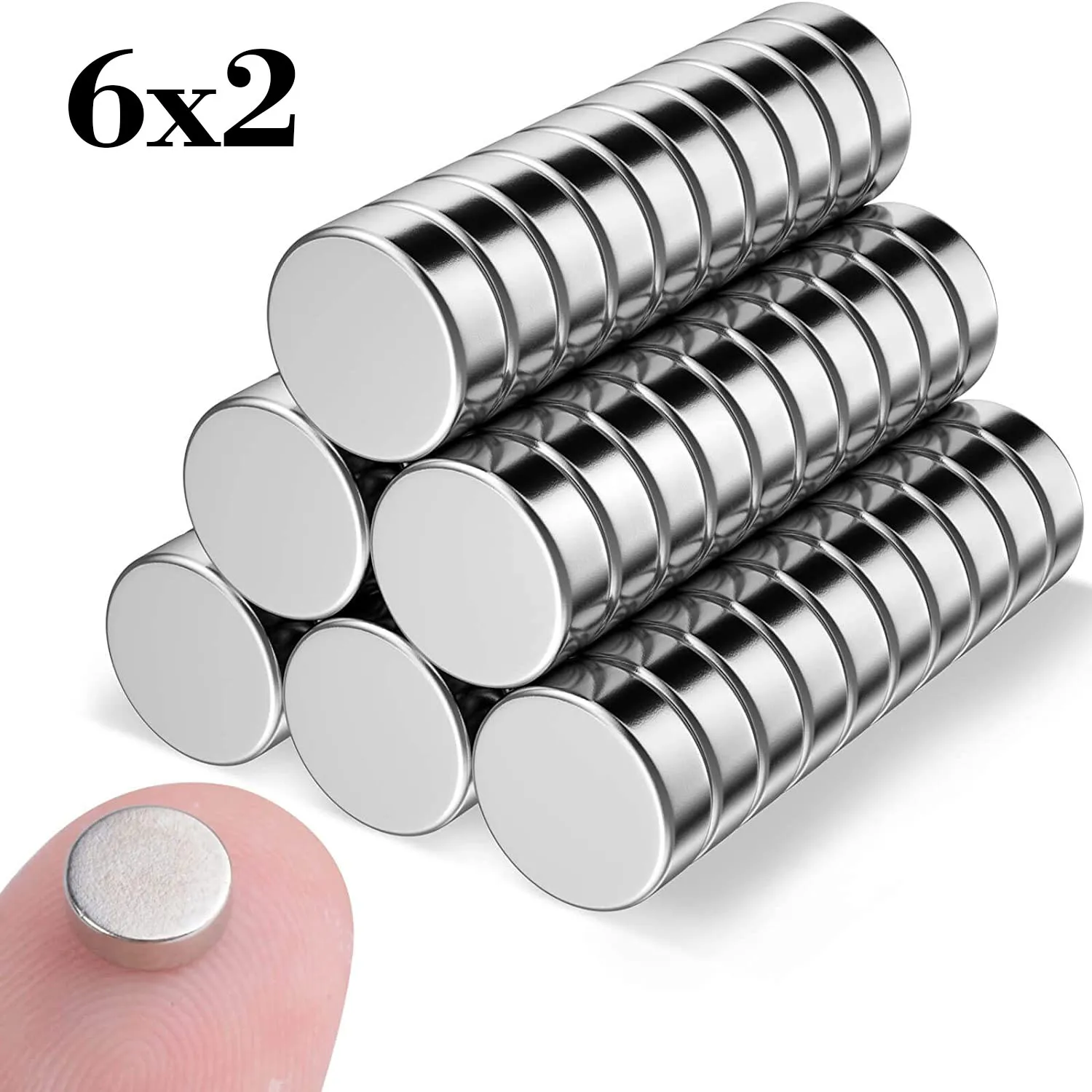 

10/20/50/100/500Pcs 6x2mm Neodymium Magnet N28 NdFeB Small Round Super Powerful Strong Permanent Magnetic Imane Disc Rare Earth