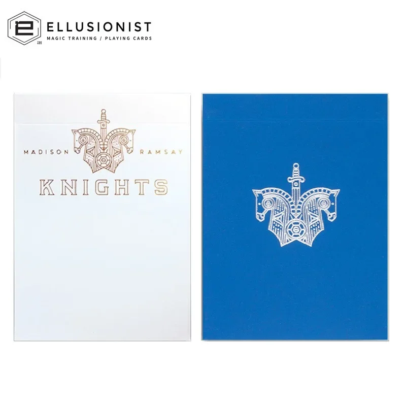 Ellusionist Рыцари игральные карты белый/синий колода коллекционные покерные