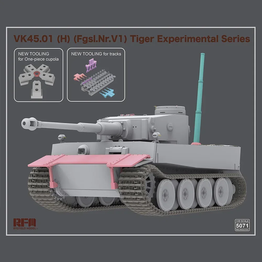[Модель Ryefield] RFM RM-5071 1/35 vk45 01 (H)(Fgsl.Nr.V1) набор моделей серии для экспериментов Tiger