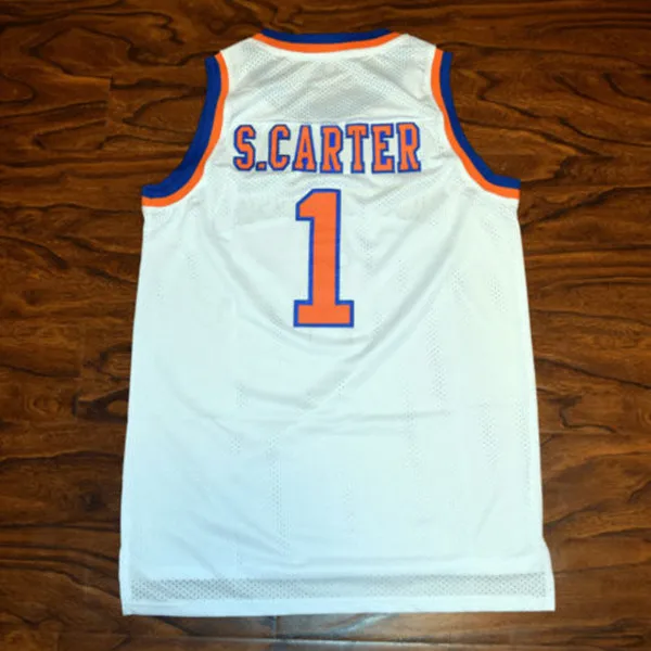 

Retro Throwback Jay Z S.Carter #1 Basketball Jersey Stitched Embroidery Customize any name and number