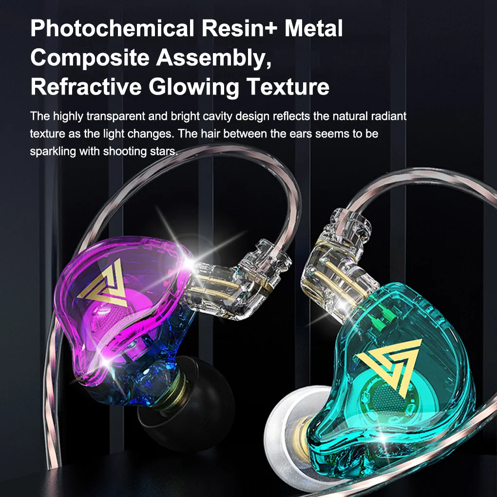 Наушники-вкладыши QKZ AK6 PLUS проводные наушники черный цвет без микрофона