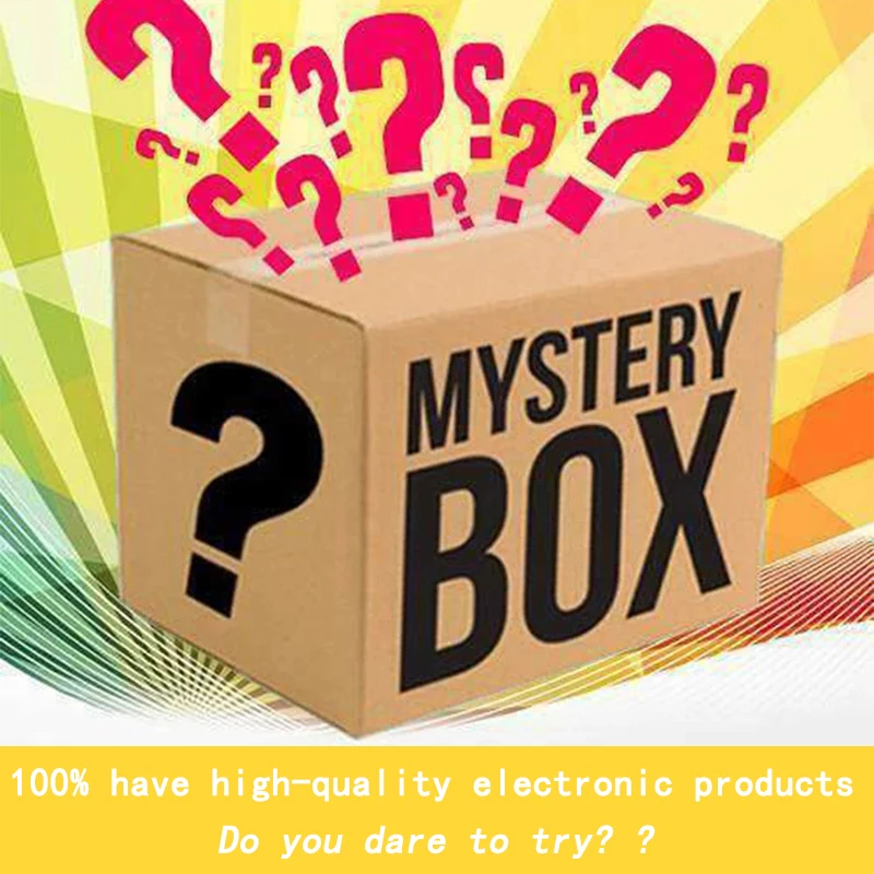

2021 Novelty Lucky Box Electronic Digital Mystery Box Random 1-3 Pieces of 100% Makeup brush jewelry For You To Challenge