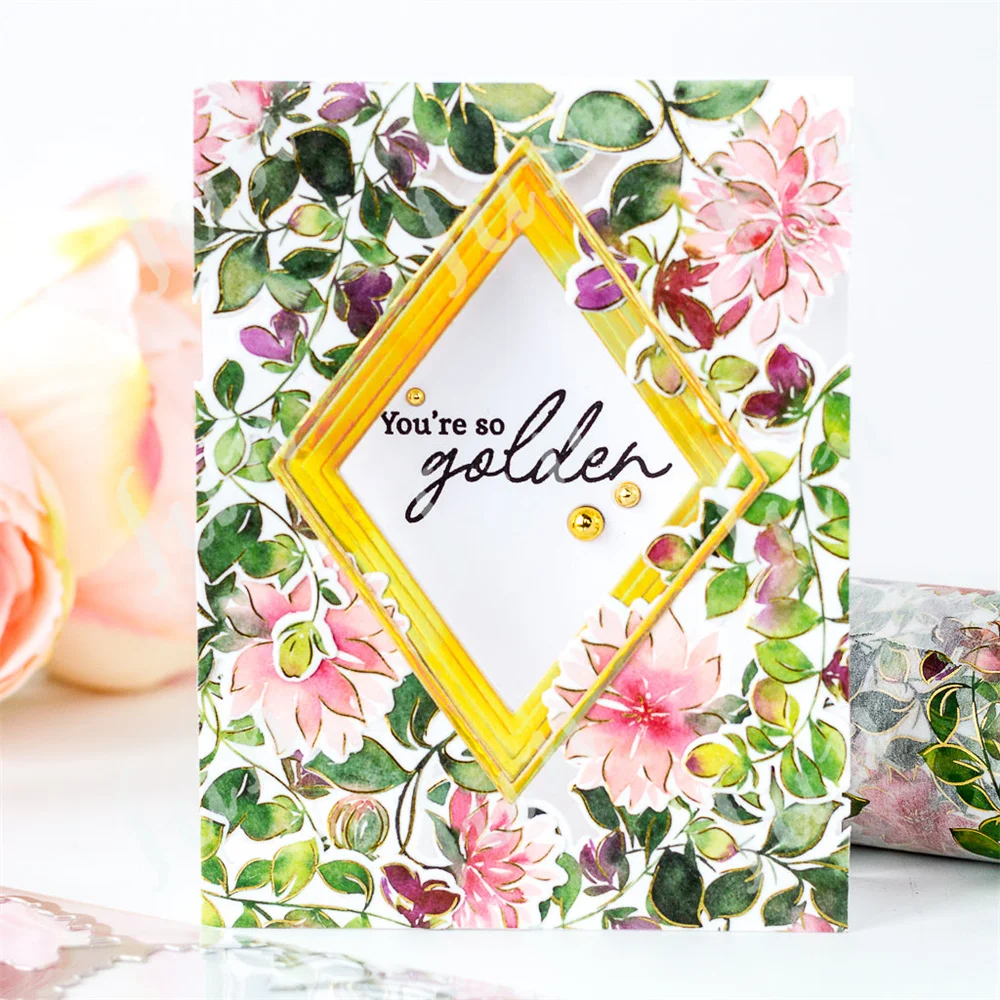 DIY Nested бриллианты новые металлические пресс-формы Горячая фольга пластина ручной