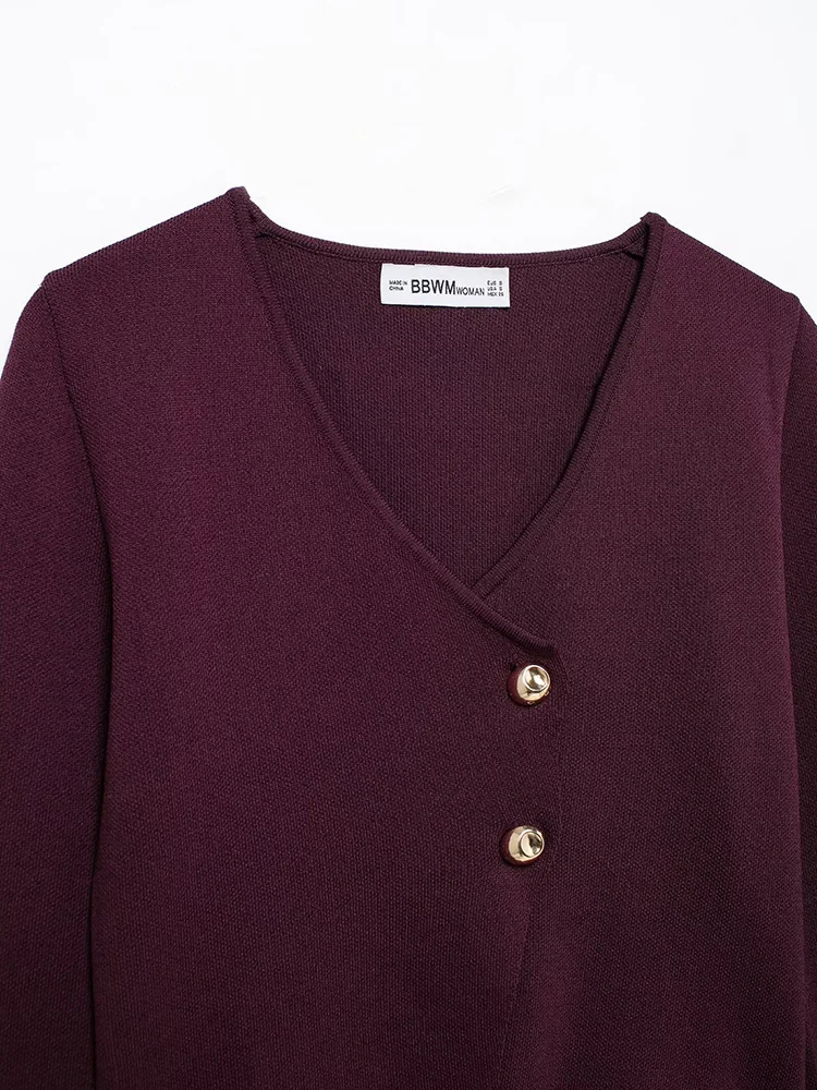 Осень/зима 2023 женский модный повседневный универсальный вязаный свитер с