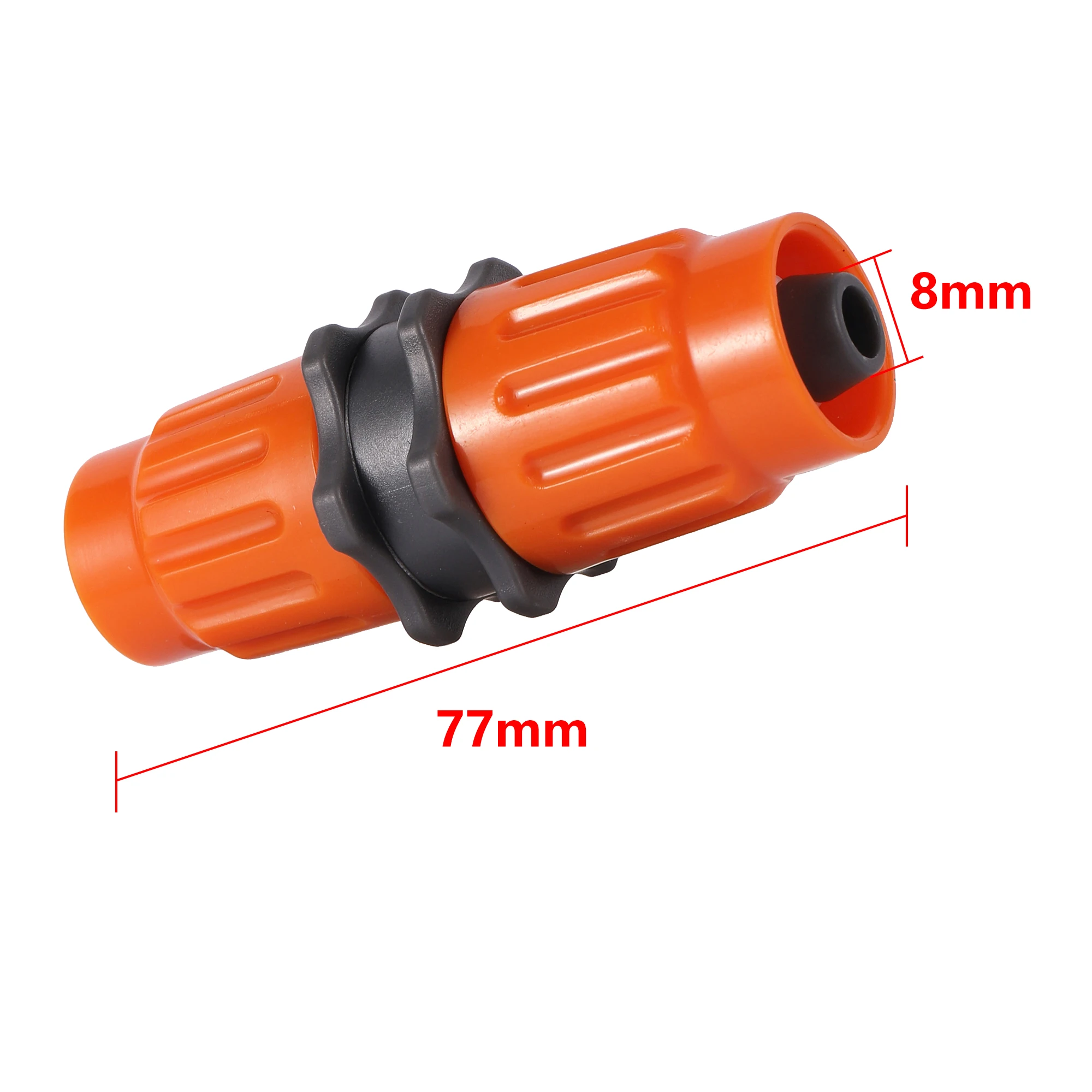 

Соединитель для шланга Talk-Satisfied оранжевый пластик 8/11 мм