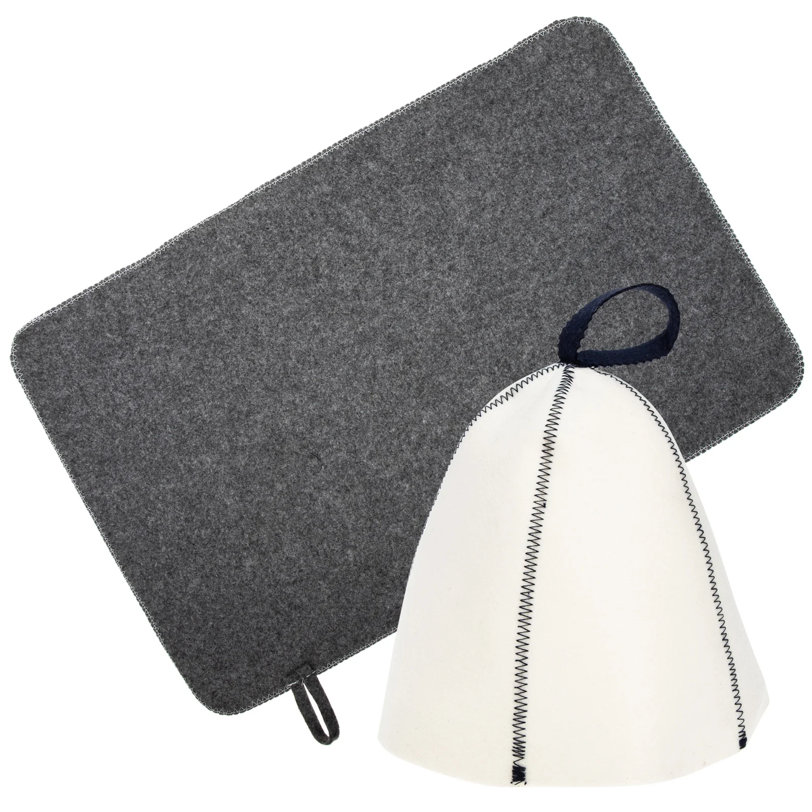 

Hat Sauna Bath Feltset Russian Kit Men Room Caps Cushion Vaporarium Women Hair Pad Salon Mat Bathroom Shower Flexible Spa Cover