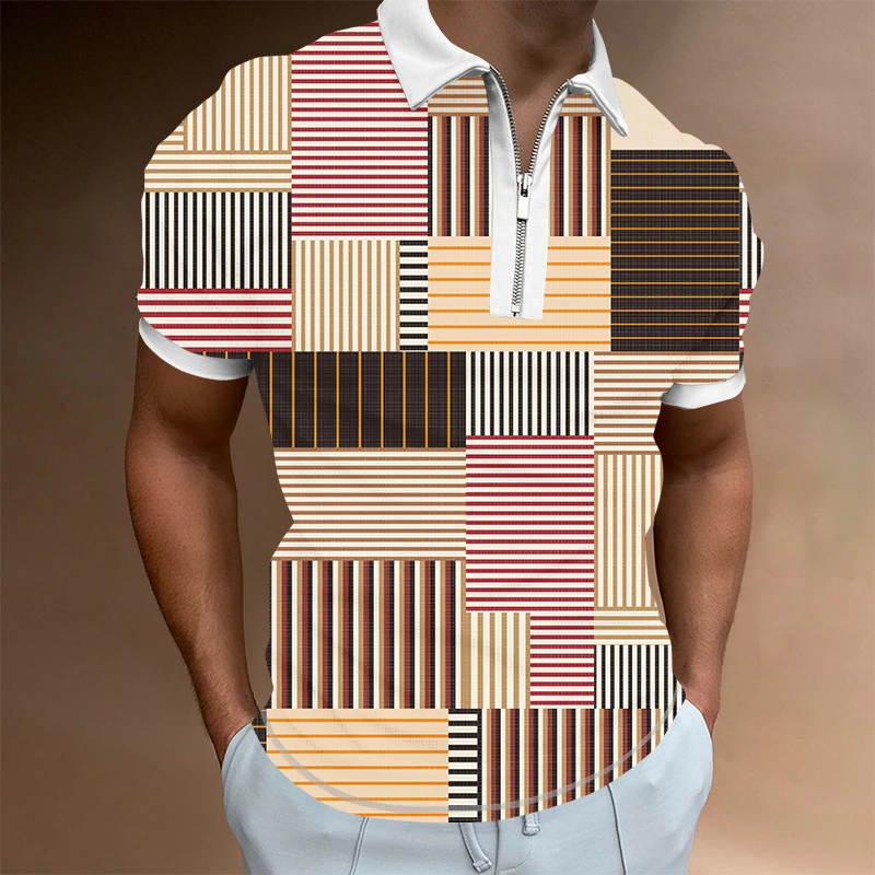 men polo shirt hot sale new plaid 2022 summer fashion classic casual tops short sleeves famous brand cotton skull high quality free global shipping