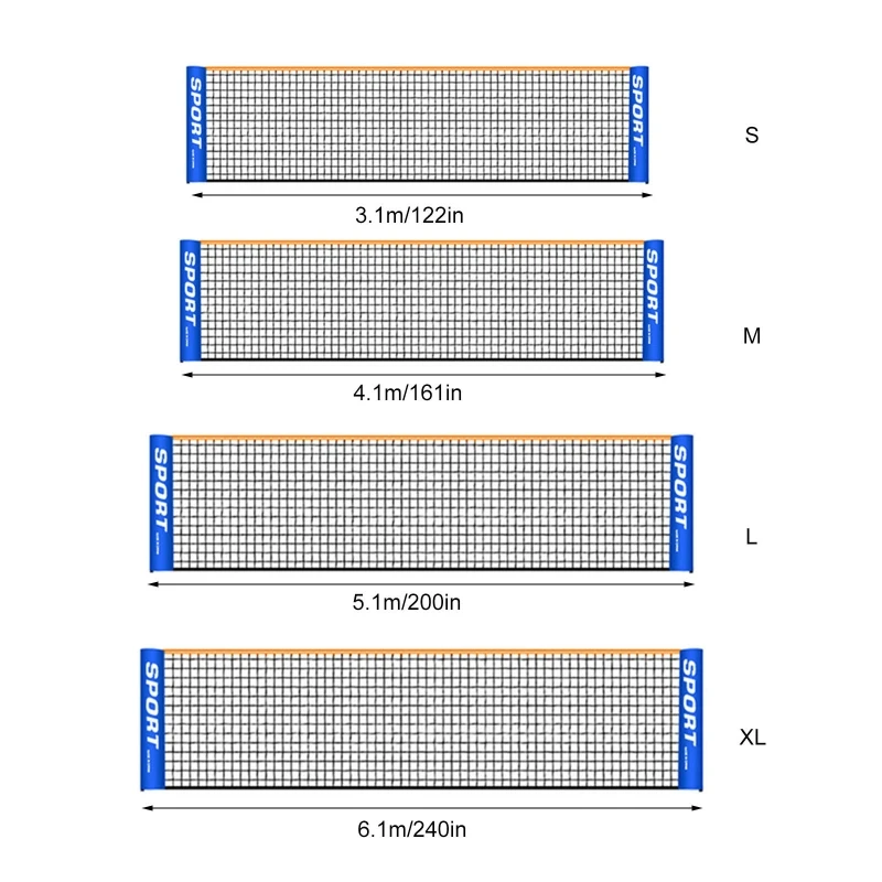 Портативная сетка для бадминтона и пиклбола юниорского тенниса детского