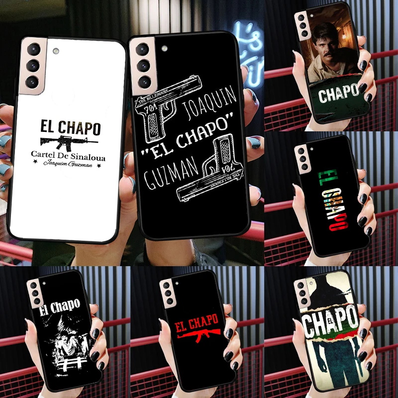 

El Chapo Case For Samsung Galaxy S22 Ultra S21 Ultra S21 FE S9 S10 Note 10 Plus S20 FE Back Cover