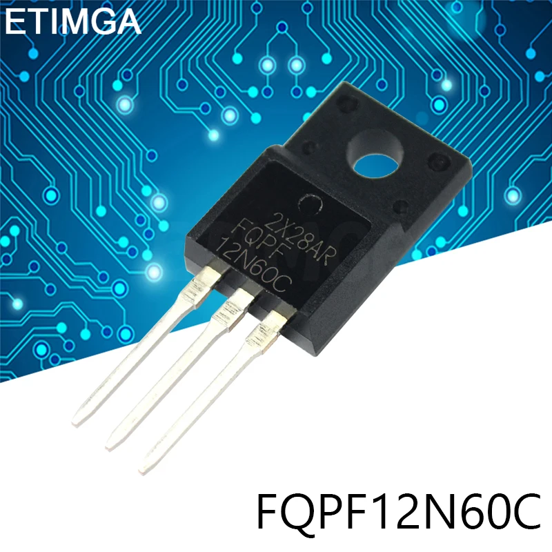 

50PCS/LOT FQPF12N60C TO-220 12N60C 12N60 TO220 FQPF12N60 TO-220F new MOS FET transistor