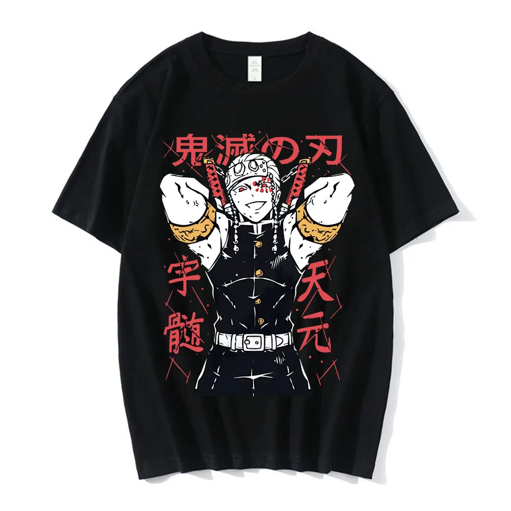 

Devil Killer Anime KImetsu No Yaiba T Shirt MAN Graphic Printed Fashion Harajuku 2023 Clothes Causal Female Y2K Tops Tee