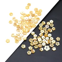 30pc natural seawater shell yellow flower bead pendant810mm for jewelry makingdiy necklace earring accessories charm gift party