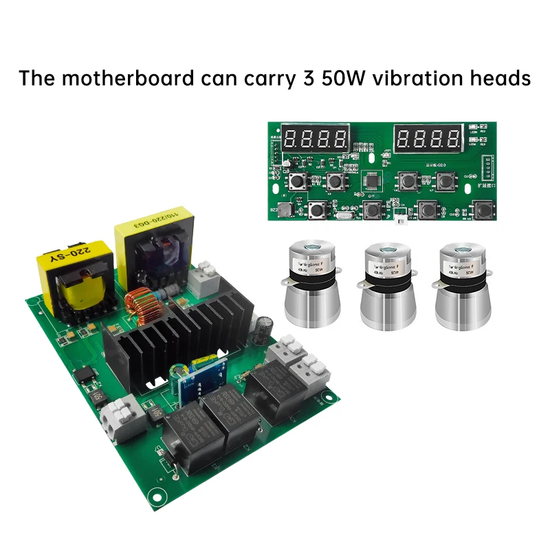 FanYingSonic Digital Circuit Board 150W 40KHz Display Time Driver Ultrasonic Transducer For Industrial Car Washer Generator