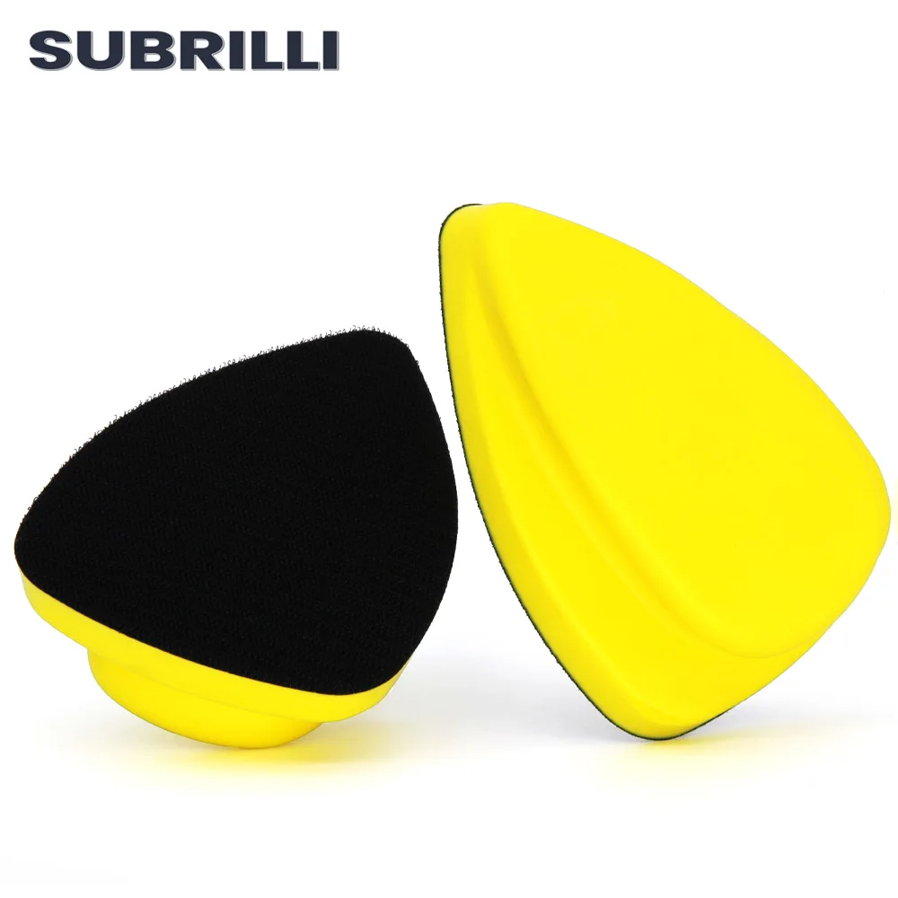 SUBRILLI 148*98 мм, шлифовальные колодки, нескользящий крючок и петля, шлифовальные блоки для треугольной наждачной бумаги, ручной шлифовальный блок, резервное копирование