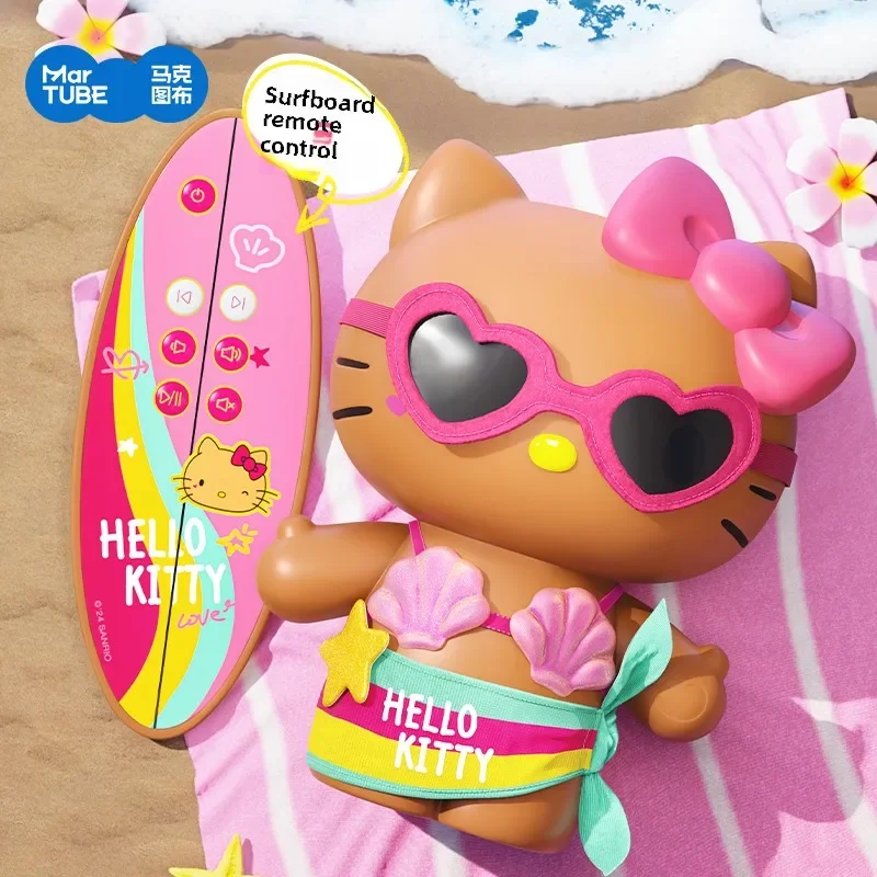 Черный кожаный детский Bluetooth-динамик HelloKittys маленький динамик высокого качества