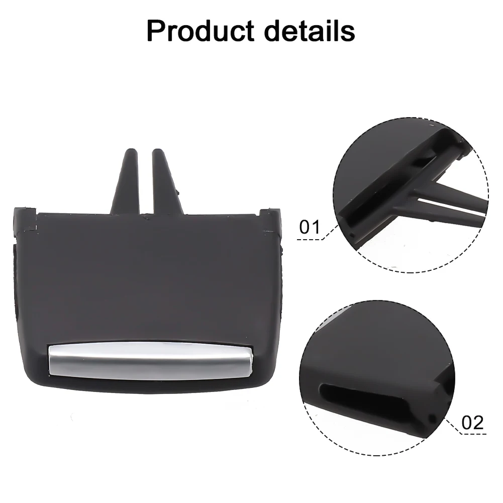 

Air Vent Outlet Tab Enhanced Cooling Air Conditioning Outlet Buckle for Volvo XC90 2019 2023 Black Easy Installation