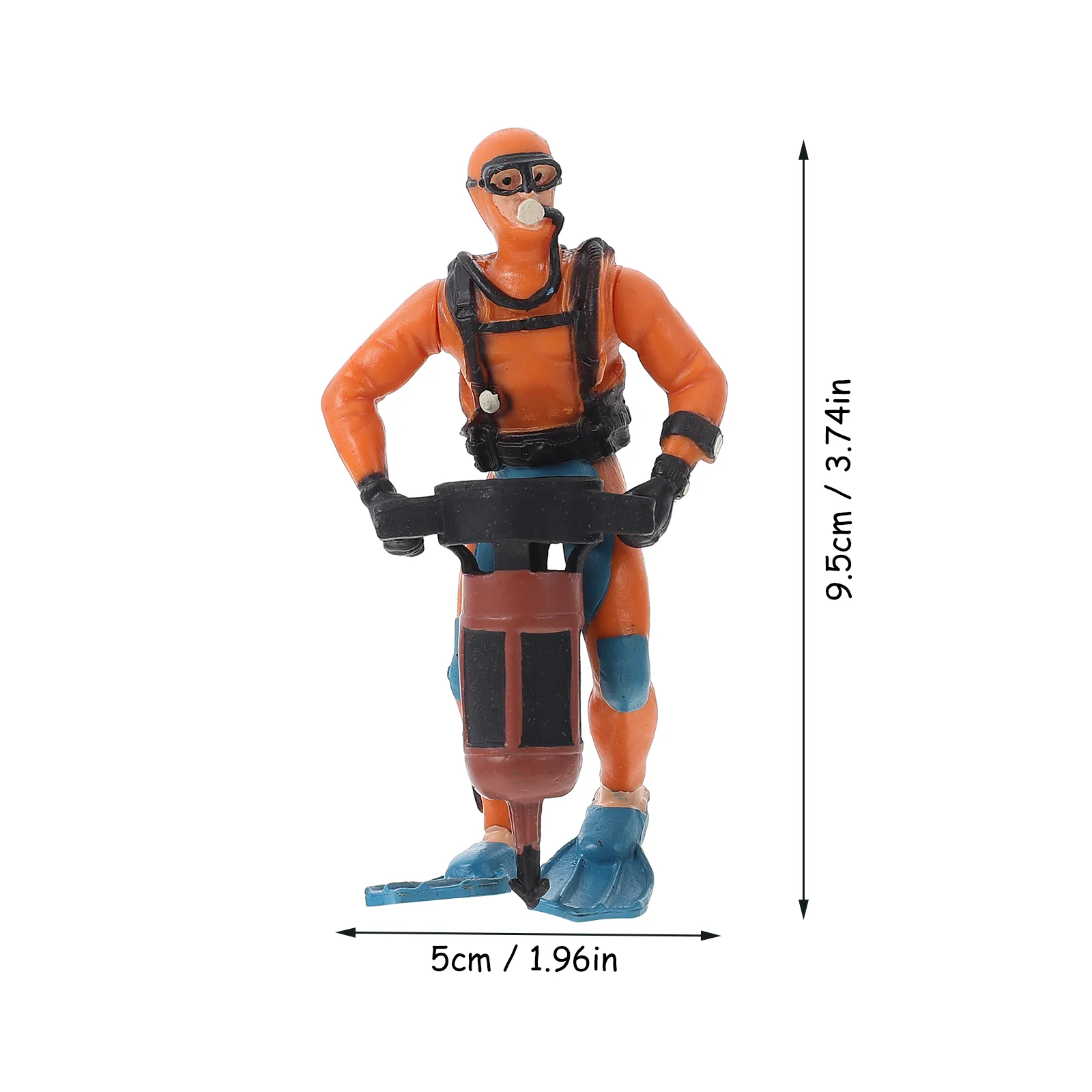 2 шт. модель дайвера декоративное ремесло моделирование аквариума ПВХ фигурка