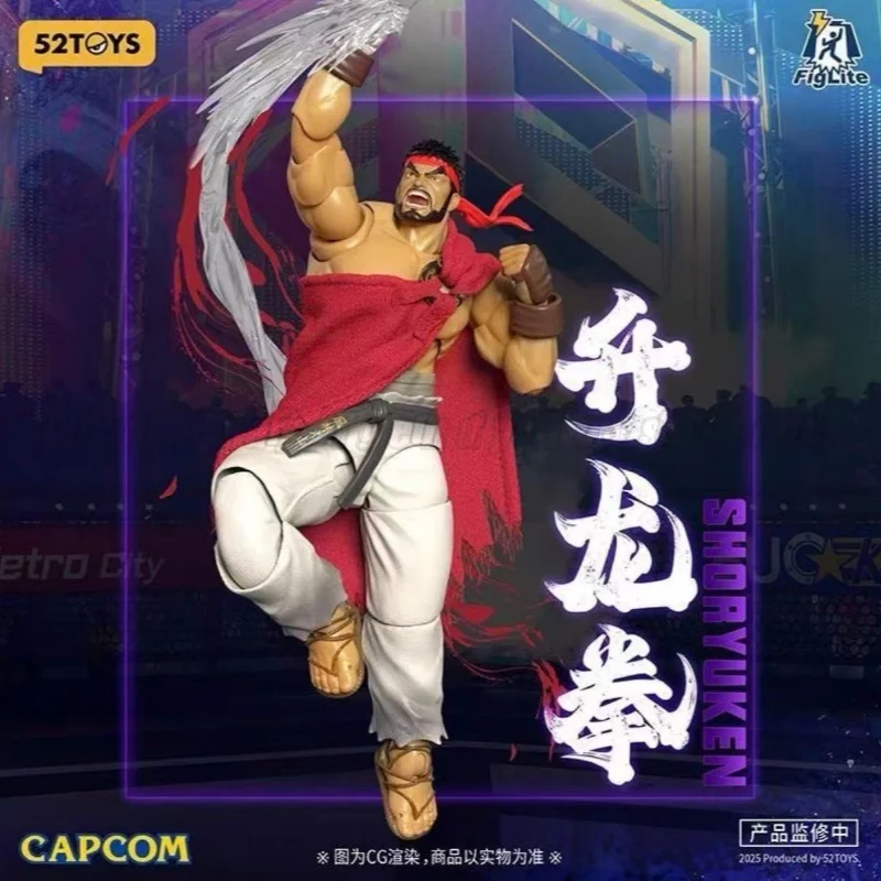 Фото В наличии: 52TOYS Blitzkrieg Street Fighter Ryu 1/12 Готовая подвижная фигурка №3