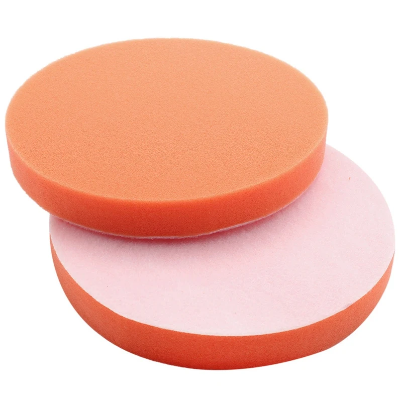 

50Pc 180Mm 7 Inch Flat Sponge Gross Polishing Buffing Pad Kit For Car Polisher Clean Waxing Auto Paint Maintenance Care