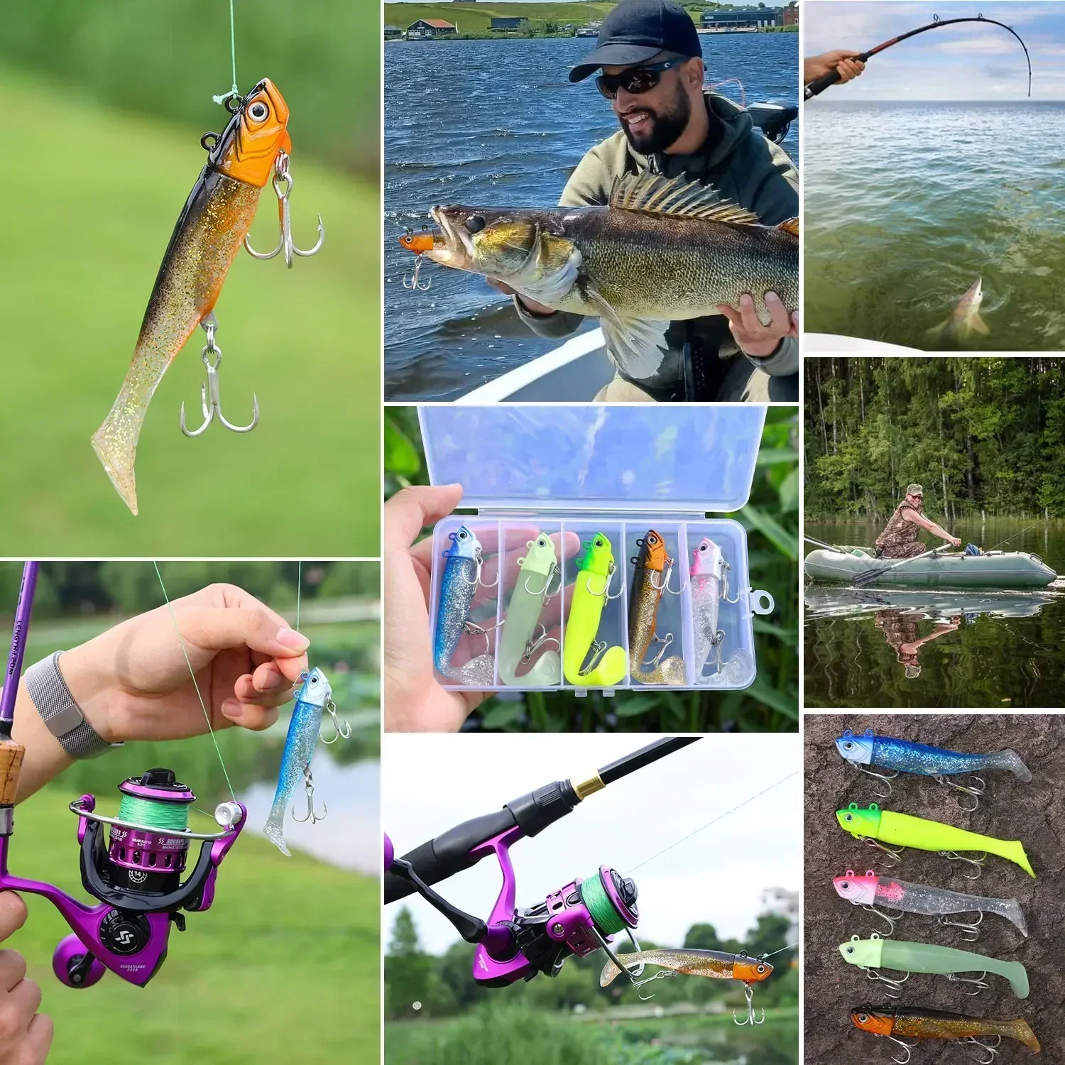 Рыболовная приманка Sougayilang Мягкая в форме гольяна 18 г 28 для морской рыбалки лодки