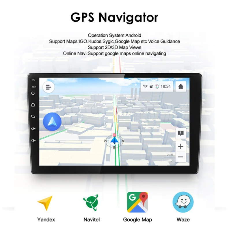 Автомагнитола JIUYIN мультимедийный видеоплеер с GPS-навигацией для Hyundai Solaris 2 2017-2018