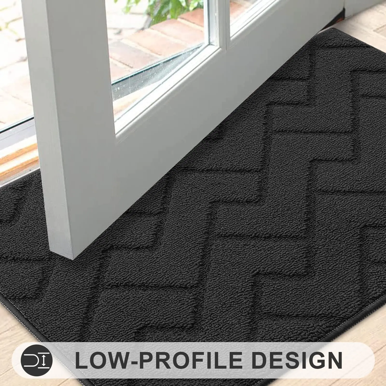 Homaxy Z Superimposing Blocks Коврик для двери пола Крытый нескользящий дверной коврик