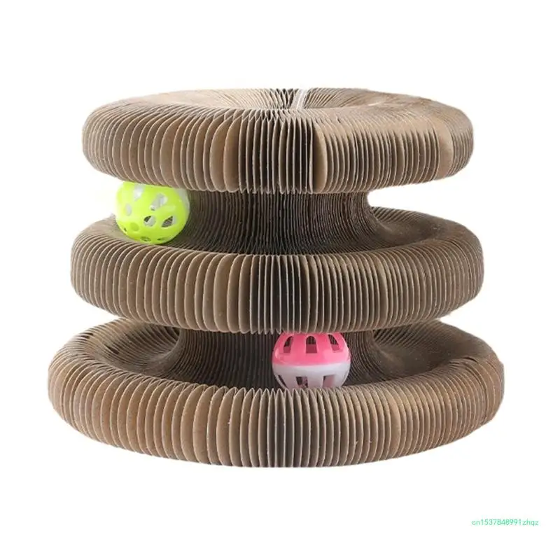 

3 in 1 Kitten Corrugated Cardboard Cat Scratchers Grinding Claws Make Grinding Claws More Interesting Organ Shape