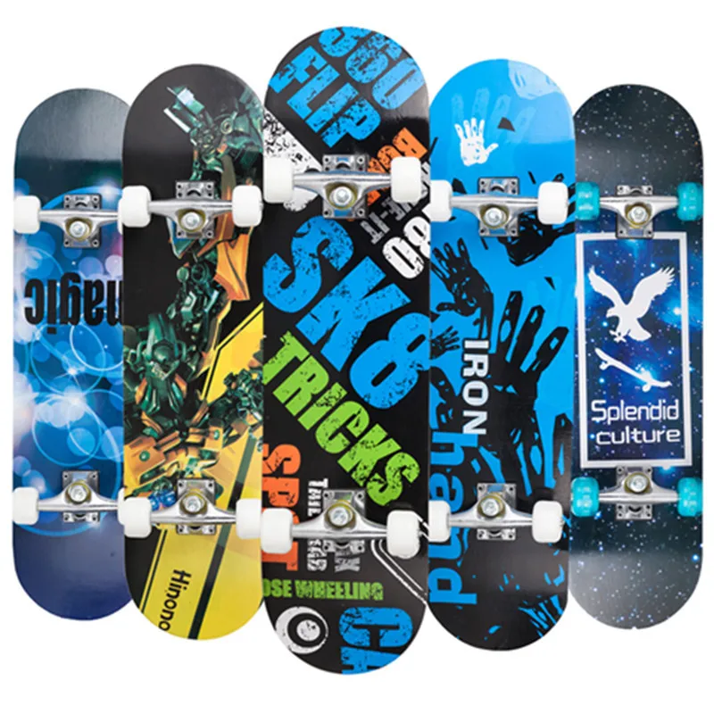 

Четырехколесный скейтборд для начинающих, для мужчин и женщин-новичков, двойной рокер-роуд, для взрослых, для детей-подростков, профессиональные скейтборды