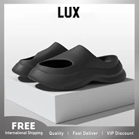lux thick rubber popular trendy holes slippery for women and men indoor and outdoor slides soft comfy slides designers shoe