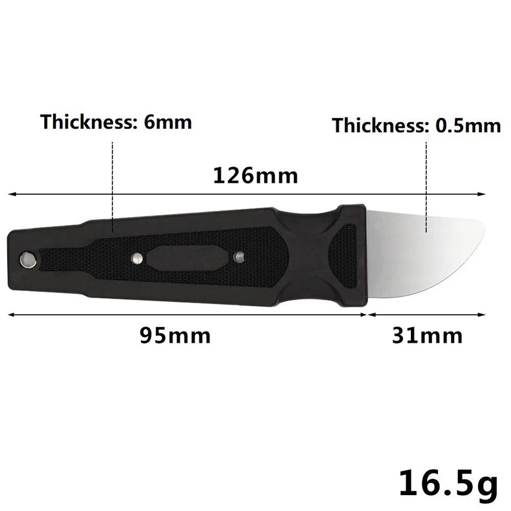 

Disassemble Pry Blade 126mm / 4.96Inch Black Disassemble Tool Mobile Phone Opener Opening Tool Pry Blade Tools