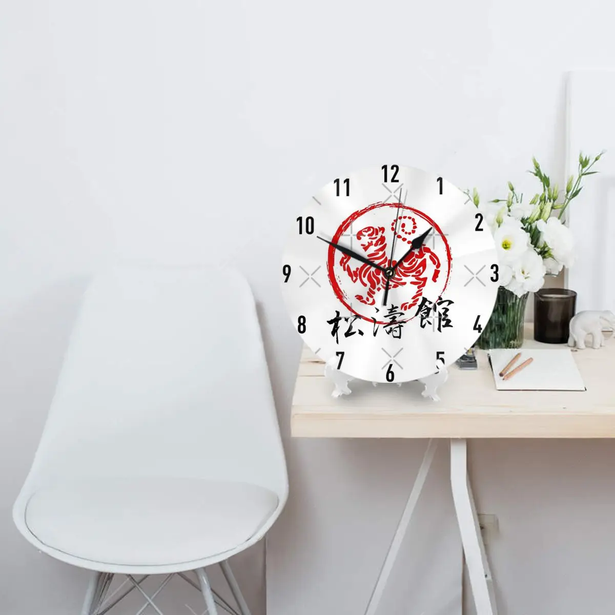 Настенные часы Shotokan Karate Tiger украшение для комнаты круглые украшения