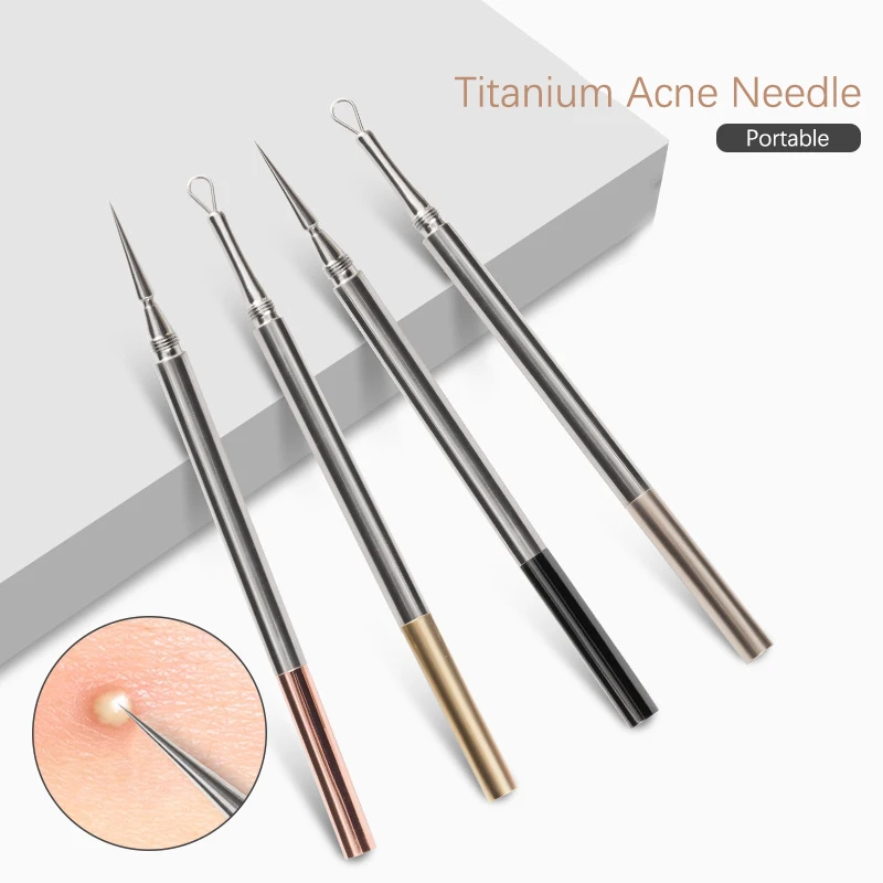 

Double Head Blackhead Comedone Acne Blemish Extractor Remover Stainless Needles Blackhead Pimple Blemish Extractor Remove Tools