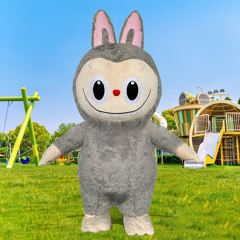 Костюм талисмана кролика монстров плюшевая аниме-мультяшная кукла милый кролик